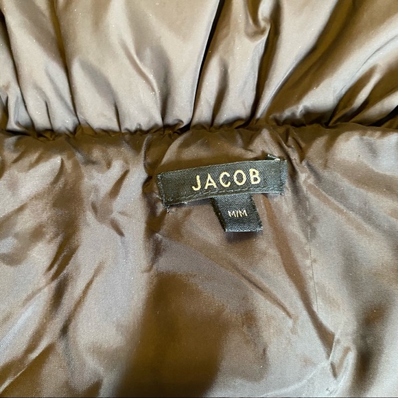 Jacob women’s brown down filled puffer coat parka size Medium - Picture 8 of 12